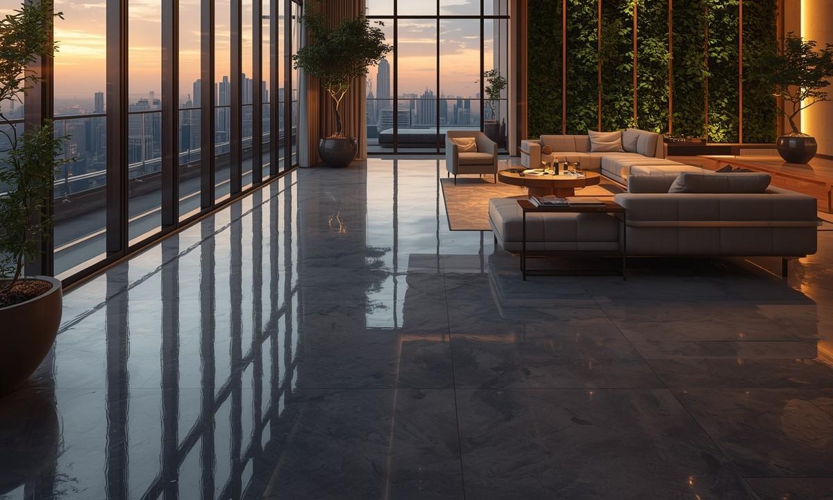 Fachada de una residencia de lujo